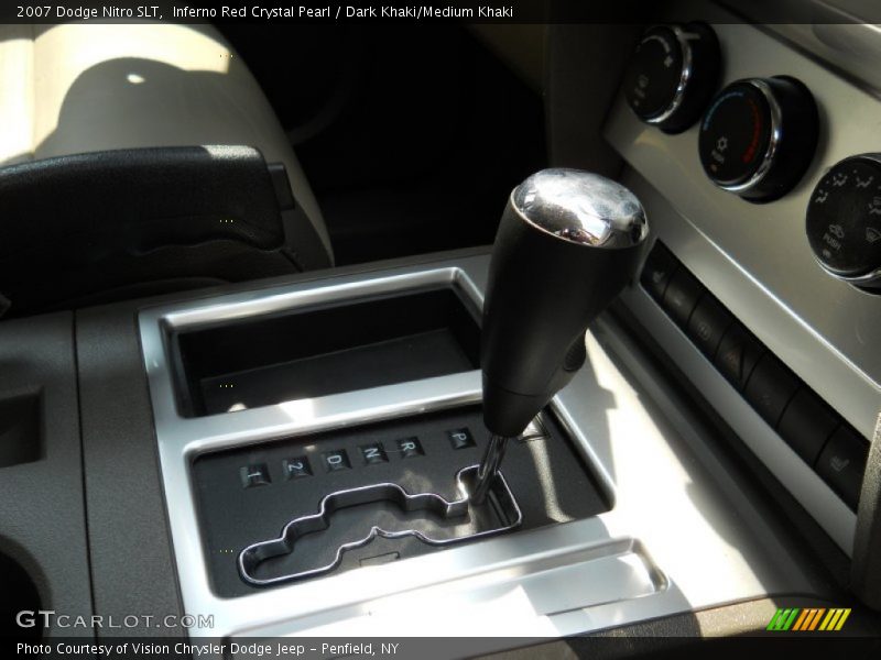 Inferno Red Crystal Pearl / Dark Khaki/Medium Khaki 2007 Dodge Nitro SLT