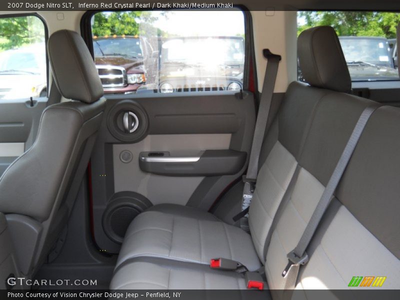 Inferno Red Crystal Pearl / Dark Khaki/Medium Khaki 2007 Dodge Nitro SLT