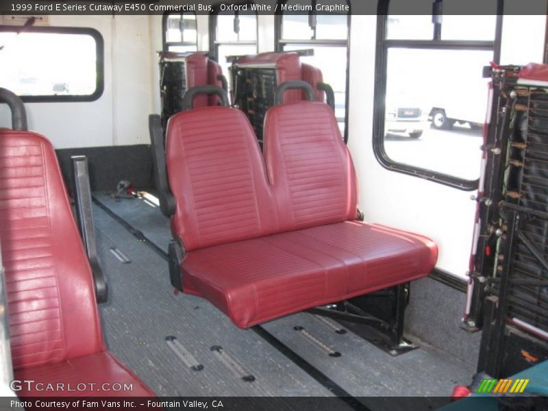 Oxford White / Medium Graphite 1999 Ford E Series Cutaway E450 Commercial Bus