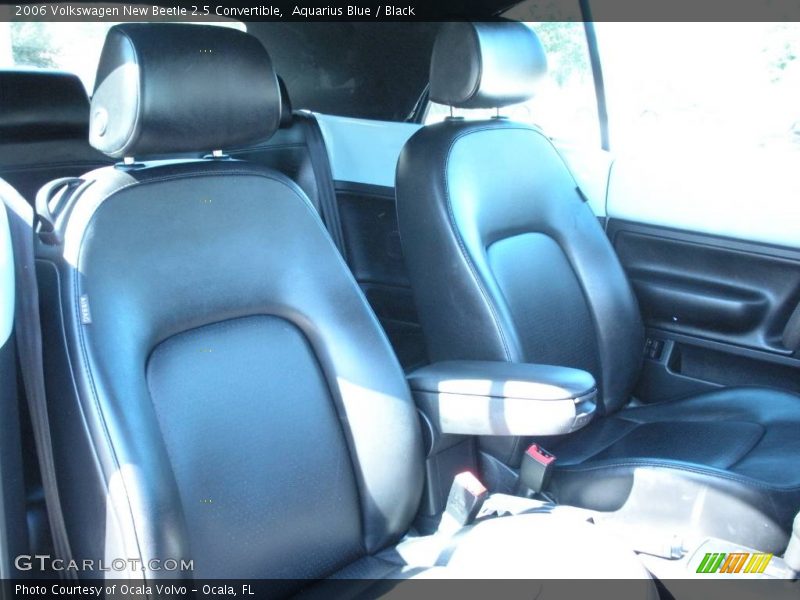 Aquarius Blue / Black 2006 Volkswagen New Beetle 2.5 Convertible