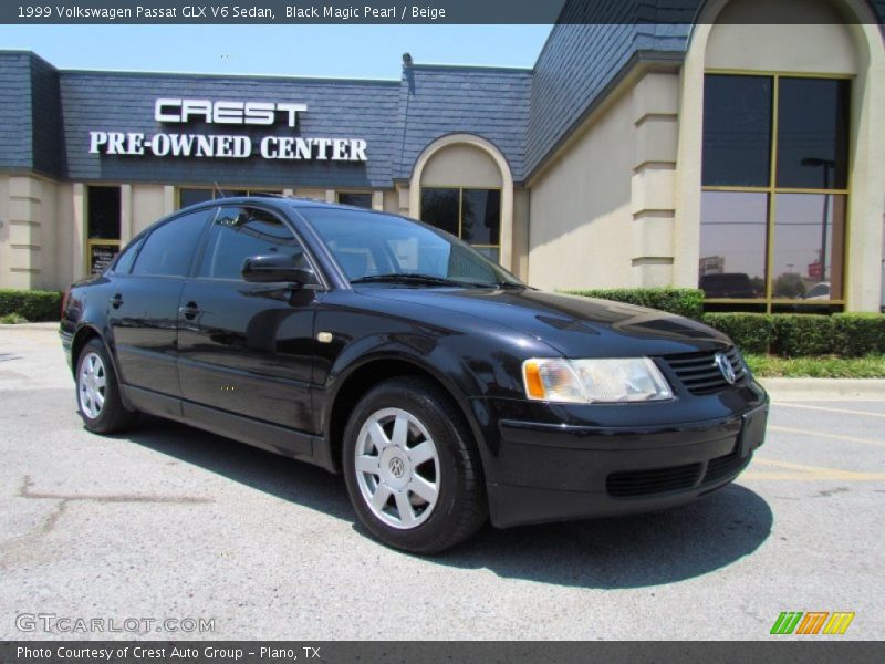 Black Magic Pearl / Beige 1999 Volkswagen Passat GLX V6 Sedan