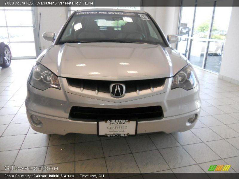 Alabaster Silver Metallic / Taupe 2008 Acura RDX