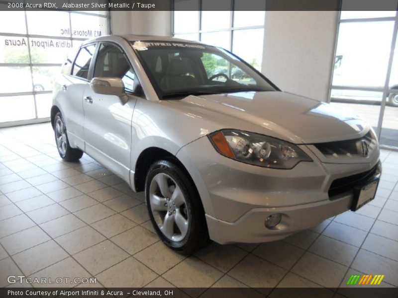 Alabaster Silver Metallic / Taupe 2008 Acura RDX