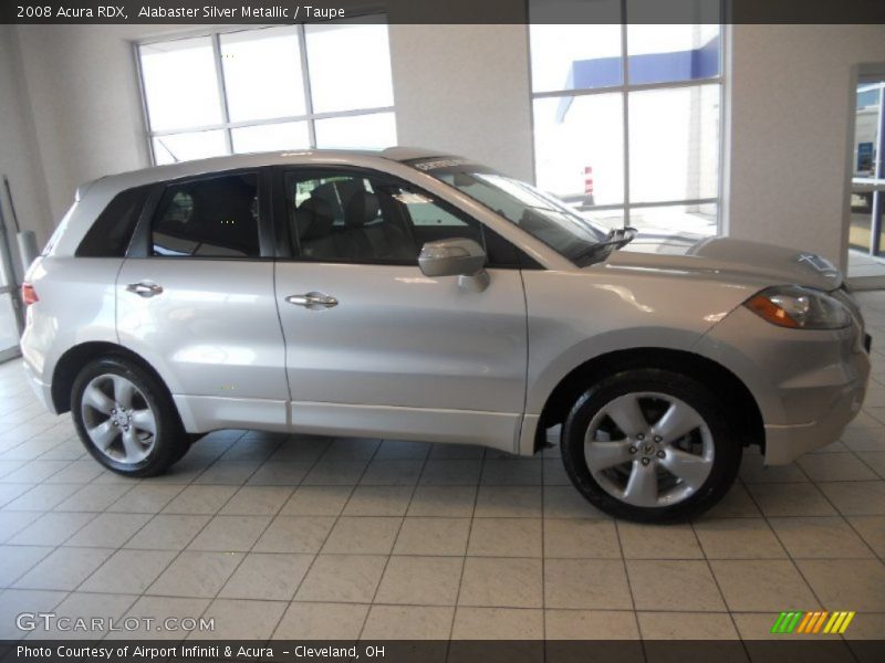 Alabaster Silver Metallic / Taupe 2008 Acura RDX