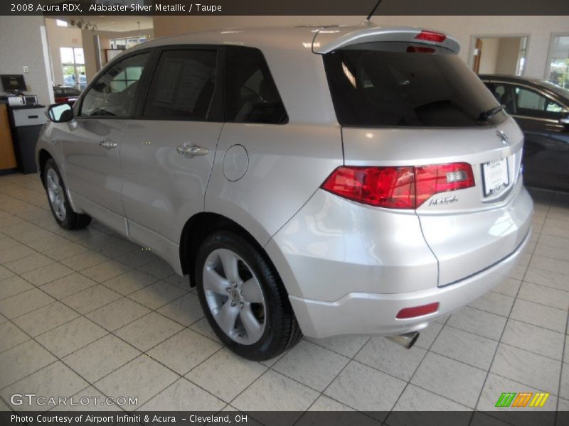 Alabaster Silver Metallic / Taupe 2008 Acura RDX