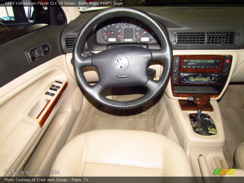 Black Magic Pearl / Beige 1999 Volkswagen Passat GLX V6 Sedan