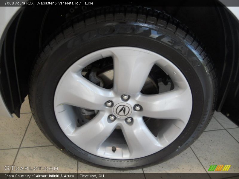 Alabaster Silver Metallic / Taupe 2008 Acura RDX