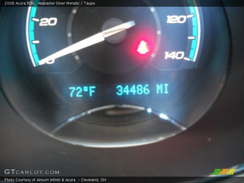 Alabaster Silver Metallic / Taupe 2008 Acura RDX