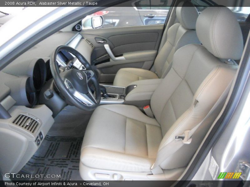 Alabaster Silver Metallic / Taupe 2008 Acura RDX