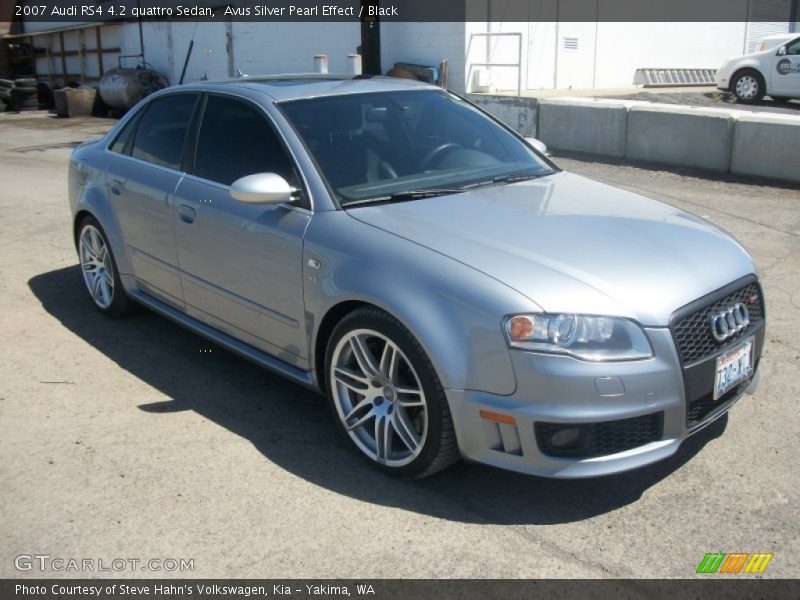 Avus Silver Pearl Effect / Black 2007 Audi RS4 4.2 quattro Sedan