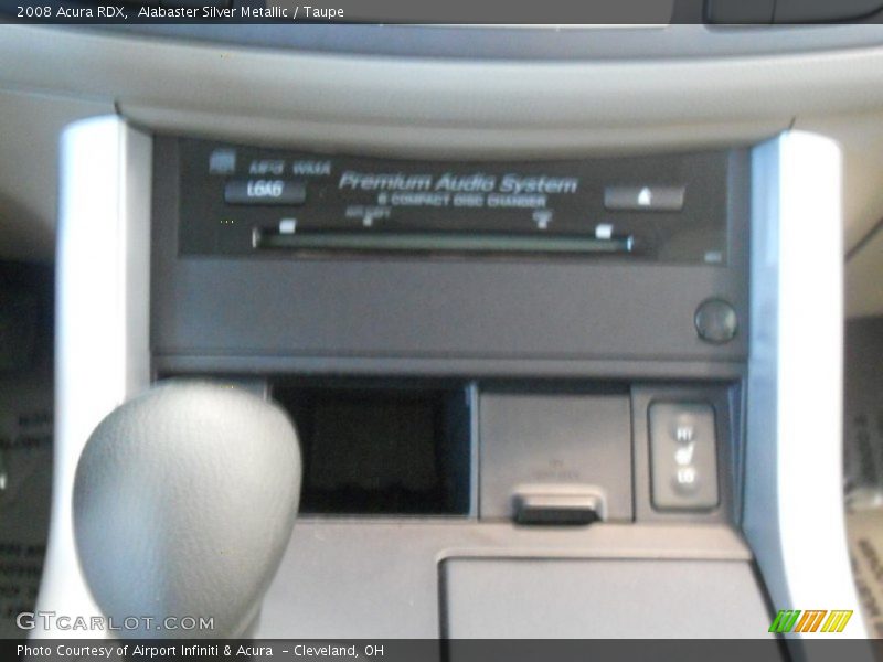 Alabaster Silver Metallic / Taupe 2008 Acura RDX