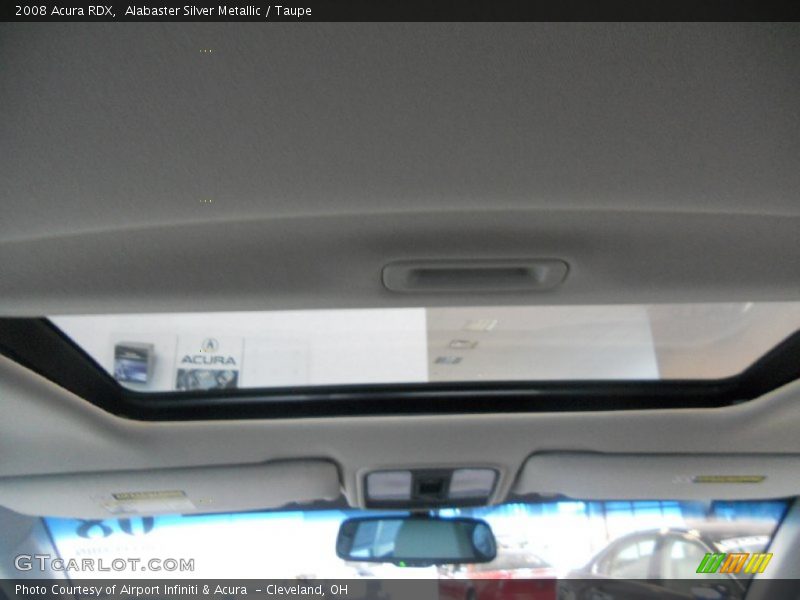 Alabaster Silver Metallic / Taupe 2008 Acura RDX