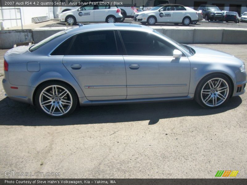 Avus Silver Pearl Effect / Black 2007 Audi RS4 4.2 quattro Sedan