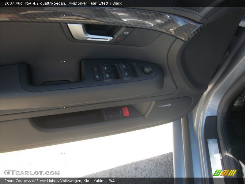 Avus Silver Pearl Effect / Black 2007 Audi RS4 4.2 quattro Sedan