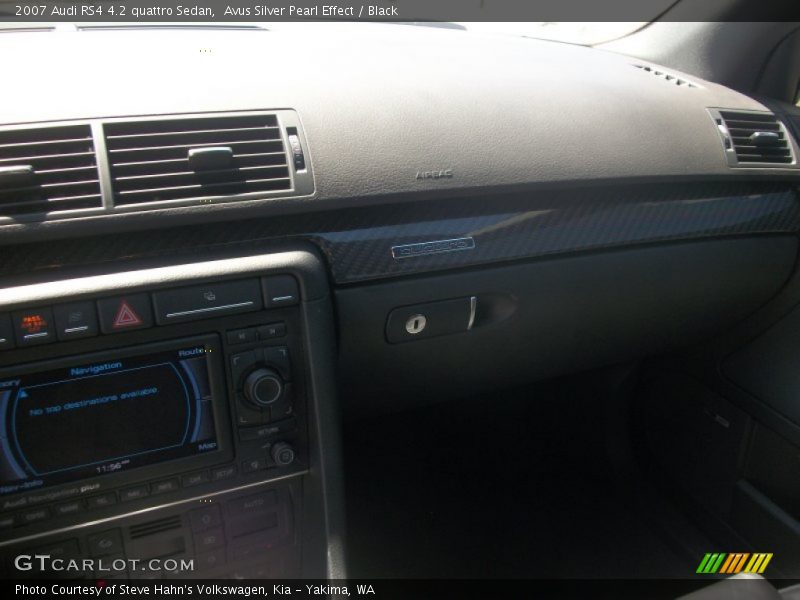 Avus Silver Pearl Effect / Black 2007 Audi RS4 4.2 quattro Sedan