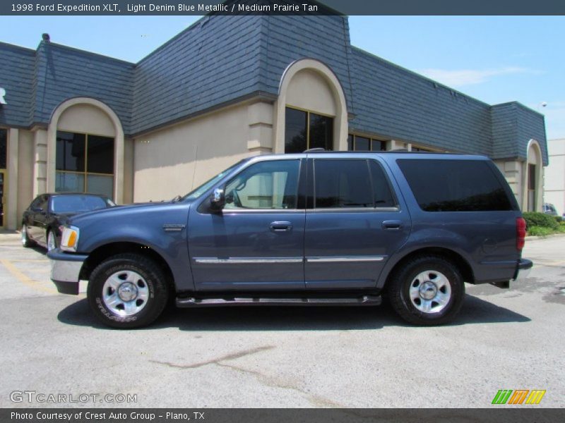 Light Denim Blue Metallic / Medium Prairie Tan 1998 Ford Expedition XLT