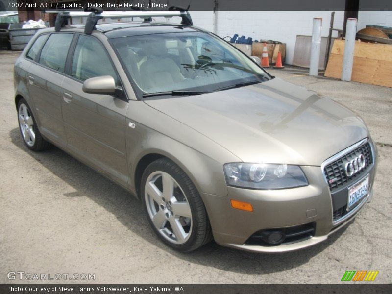 Dakar Beige Metallic / Beige 2007 Audi A3 3.2 quattro