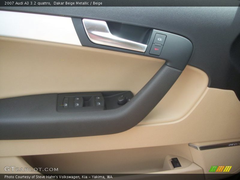 Dakar Beige Metallic / Beige 2007 Audi A3 3.2 quattro