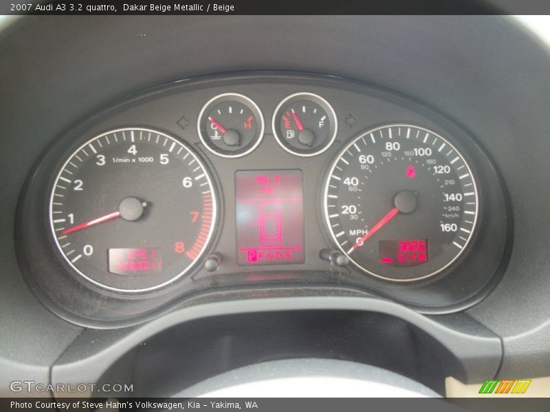  2007 A3 3.2 quattro 3.2 quattro Gauges