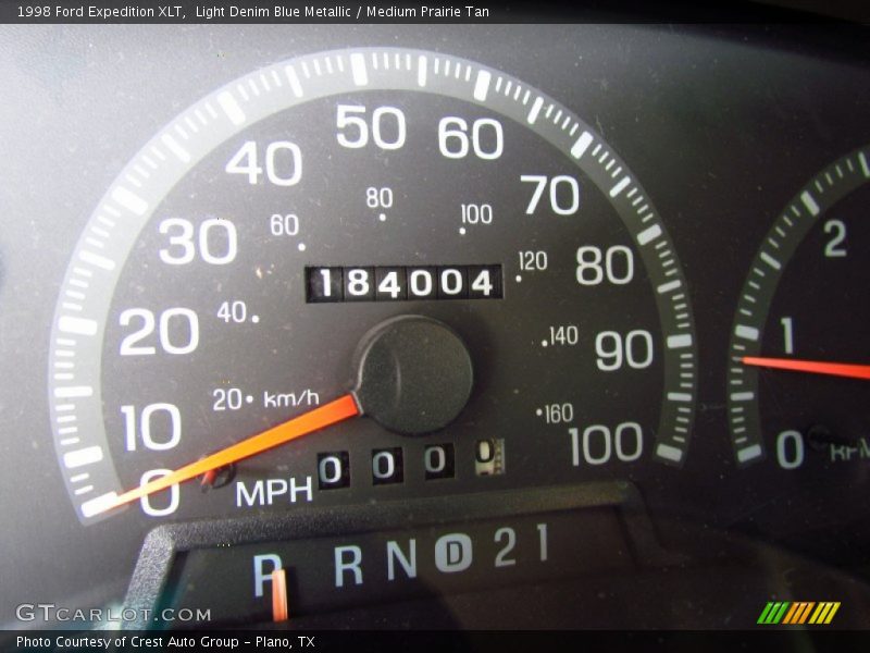 Light Denim Blue Metallic / Medium Prairie Tan 1998 Ford Expedition XLT
