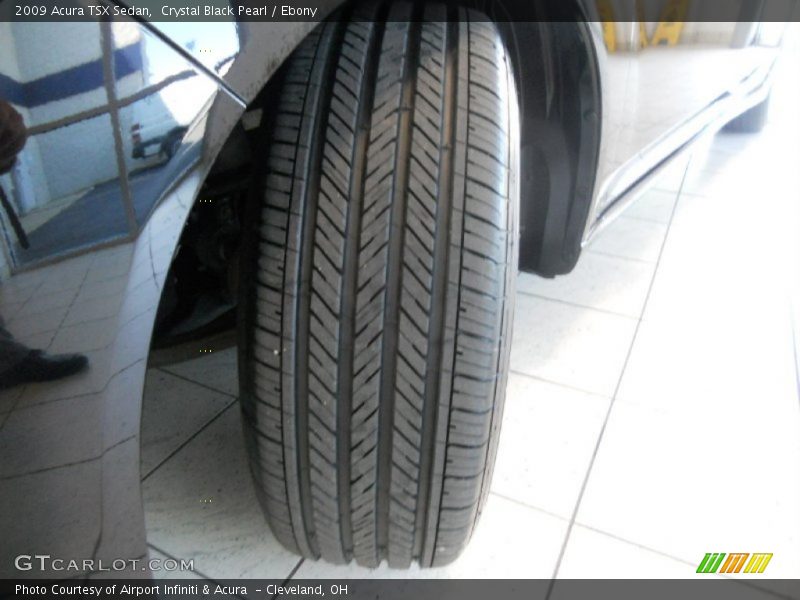 Crystal Black Pearl / Ebony 2009 Acura TSX Sedan