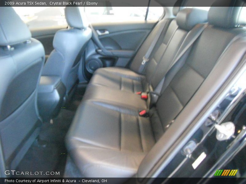 Crystal Black Pearl / Ebony 2009 Acura TSX Sedan
