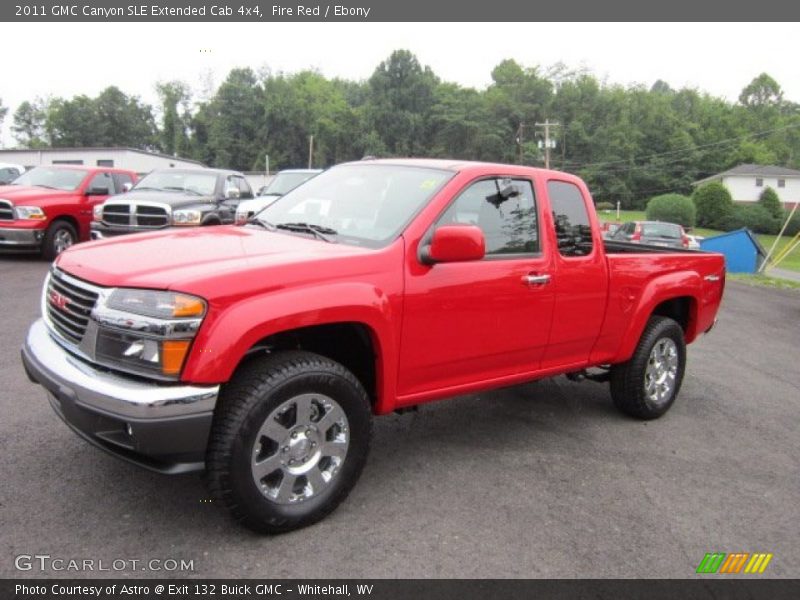 Fire Red / Ebony 2011 GMC Canyon SLE Extended Cab 4x4