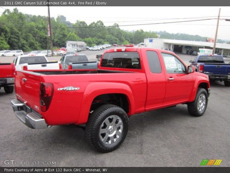 Fire Red / Ebony 2011 GMC Canyon SLE Extended Cab 4x4