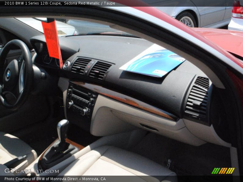 Sedona Red Metallic / Taupe 2010 BMW 1 Series 128i Coupe