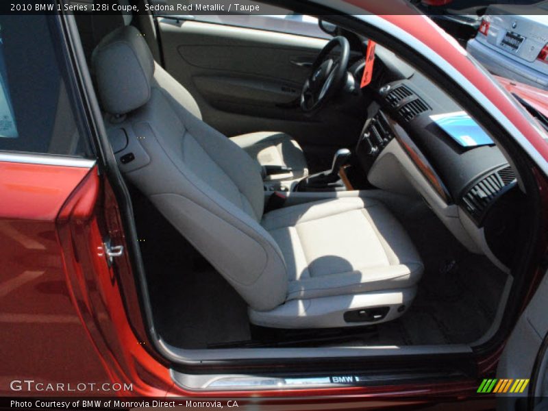 Sedona Red Metallic / Taupe 2010 BMW 1 Series 128i Coupe