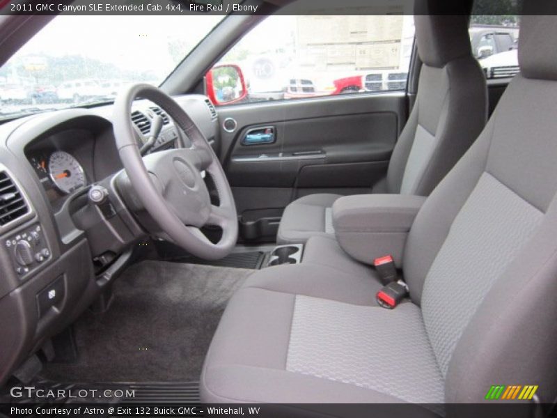  2011 Canyon SLE Extended Cab 4x4 Ebony Interior