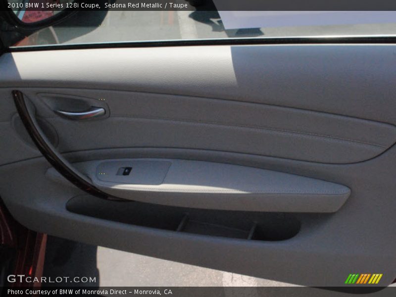Sedona Red Metallic / Taupe 2010 BMW 1 Series 128i Coupe