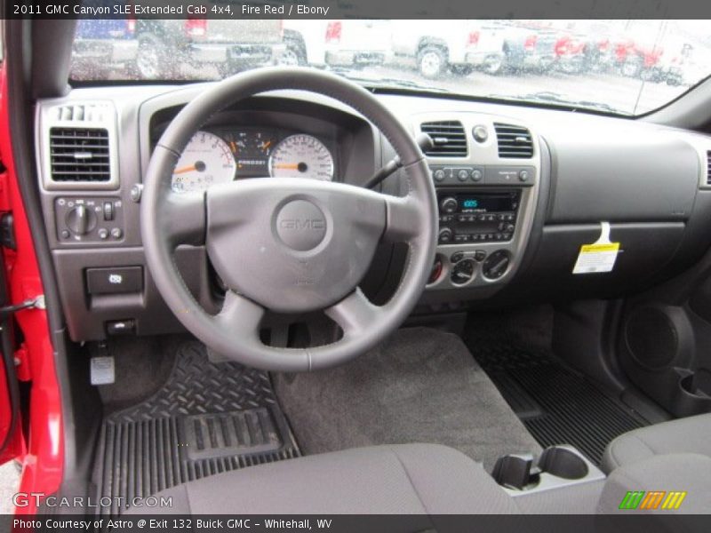 Dashboard of 2011 Canyon SLE Extended Cab 4x4