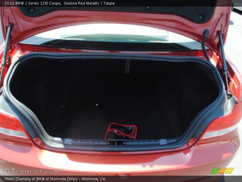 Sedona Red Metallic / Taupe 2010 BMW 1 Series 128i Coupe
