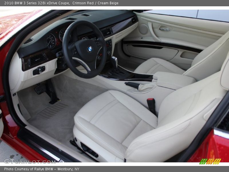 Cream Beige Interior - 2010 3 Series 328i xDrive Coupe 