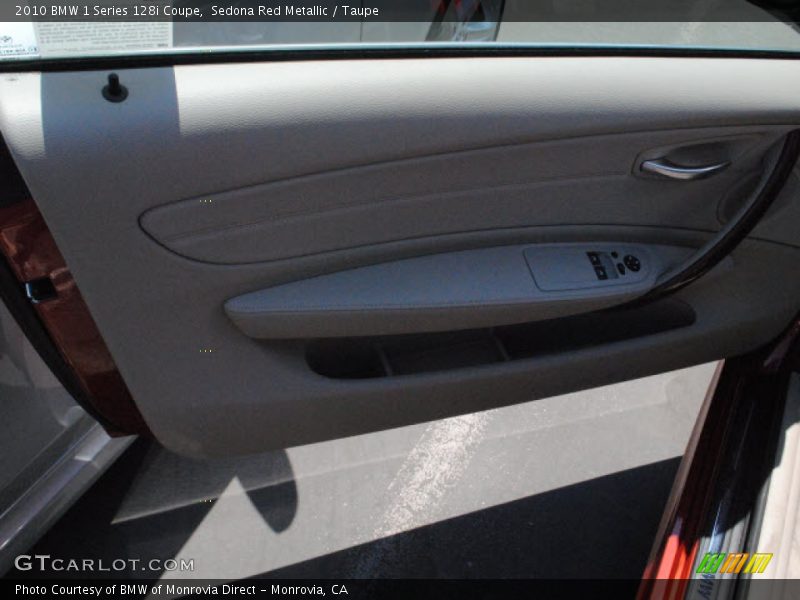 Sedona Red Metallic / Taupe 2010 BMW 1 Series 128i Coupe