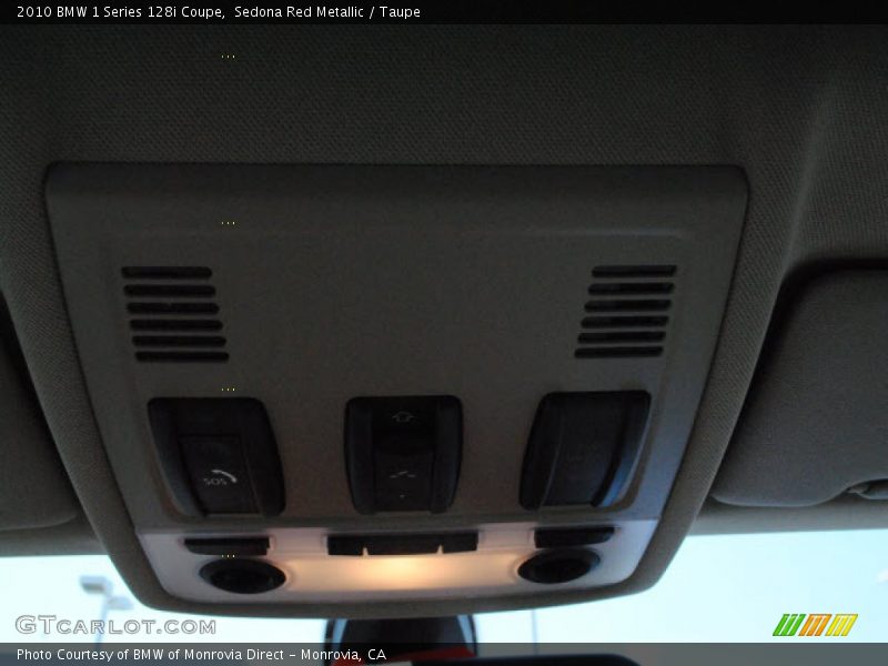 Sedona Red Metallic / Taupe 2010 BMW 1 Series 128i Coupe
