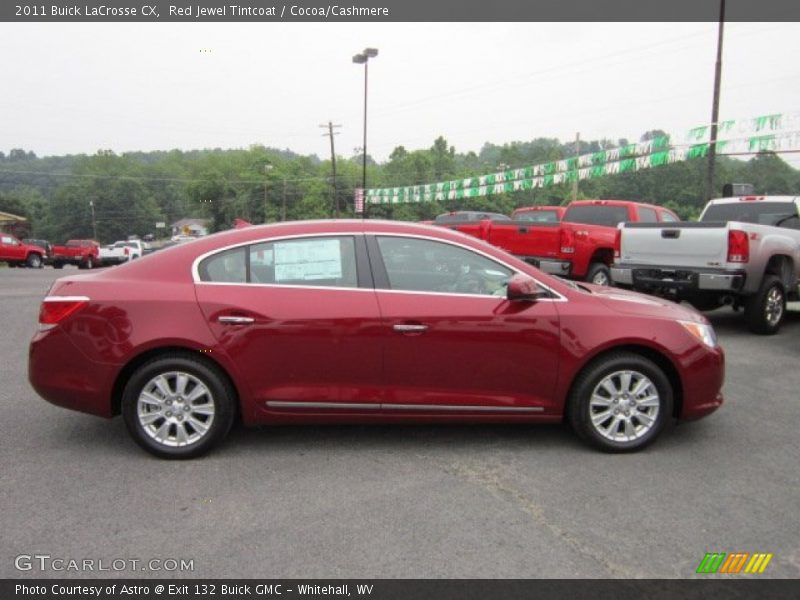 Red Jewel Tintcoat / Cocoa/Cashmere 2011 Buick LaCrosse CX
