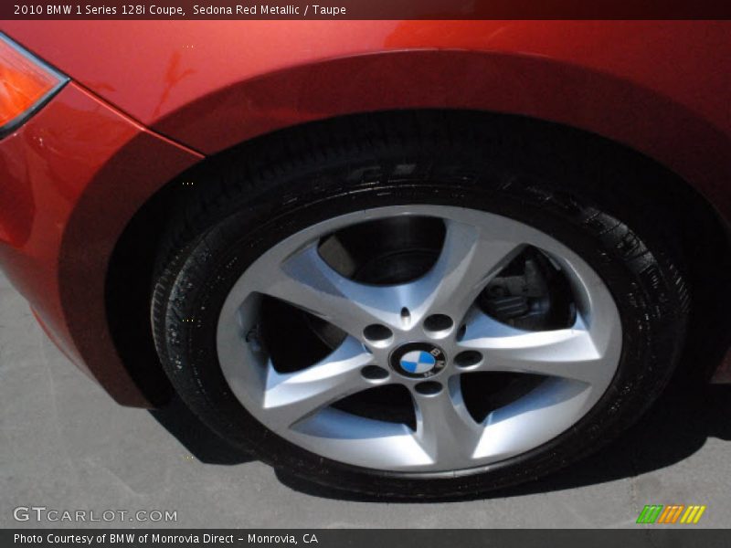 Sedona Red Metallic / Taupe 2010 BMW 1 Series 128i Coupe