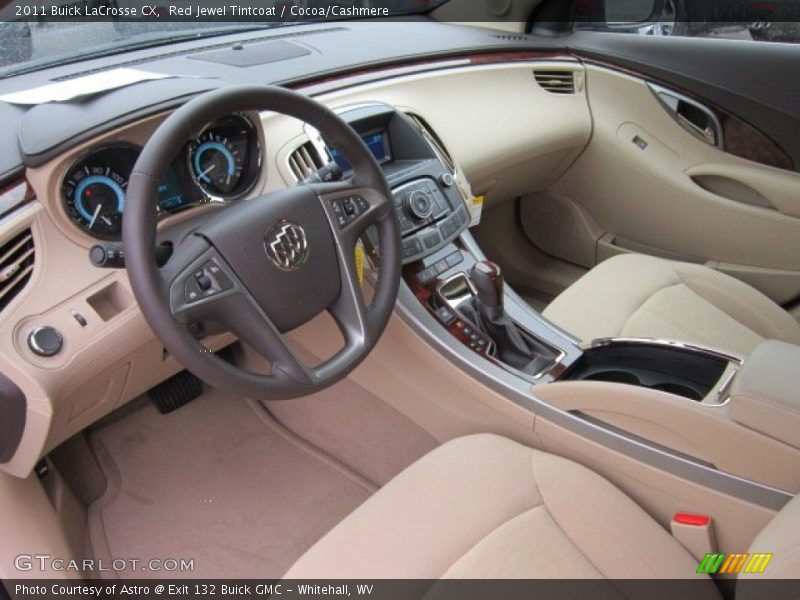 Cocoa/Cashmere Interior - 2011 LaCrosse CX 