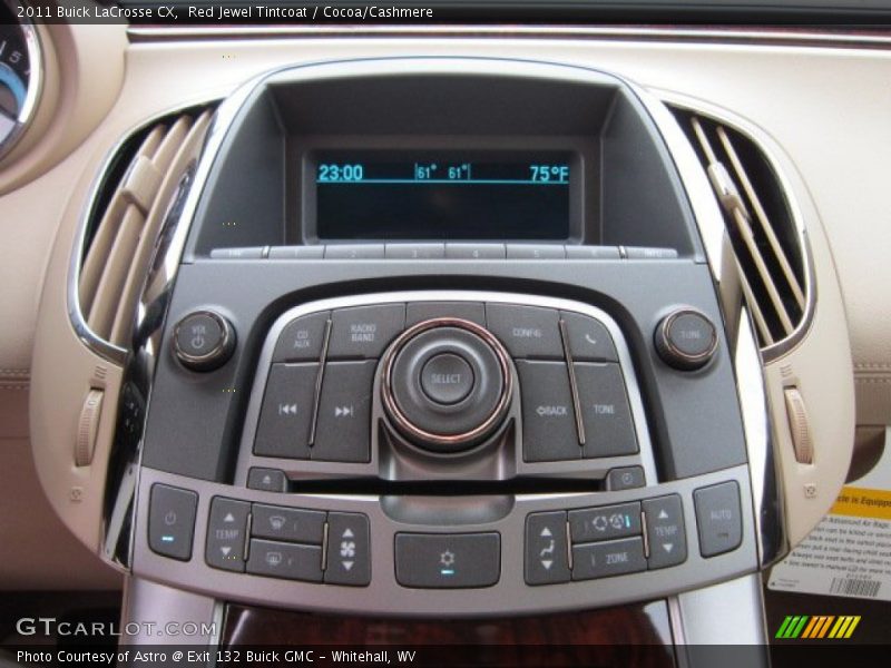 Red Jewel Tintcoat / Cocoa/Cashmere 2011 Buick LaCrosse CX