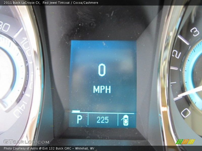 Red Jewel Tintcoat / Cocoa/Cashmere 2011 Buick LaCrosse CX