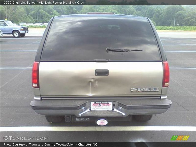 Light Pewter Metallic / Gray 1999 Chevrolet Tahoe 4x4