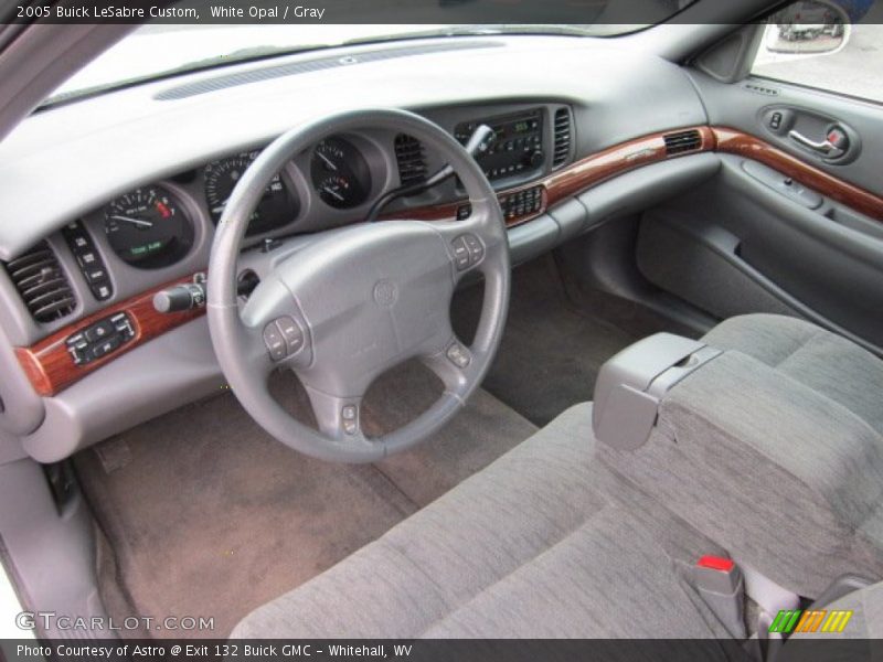 White Opal / Gray 2005 Buick LeSabre Custom