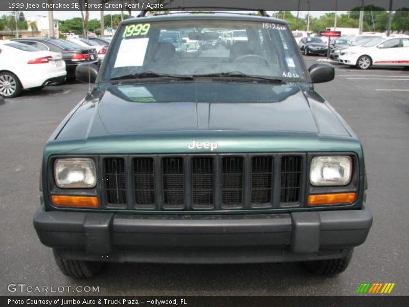 Forest Green Pearl / Agate 1999 Jeep Cherokee SE