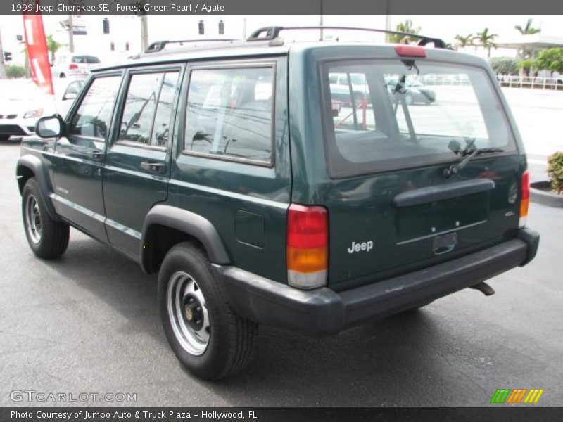 Forest Green Pearl / Agate 1999 Jeep Cherokee SE