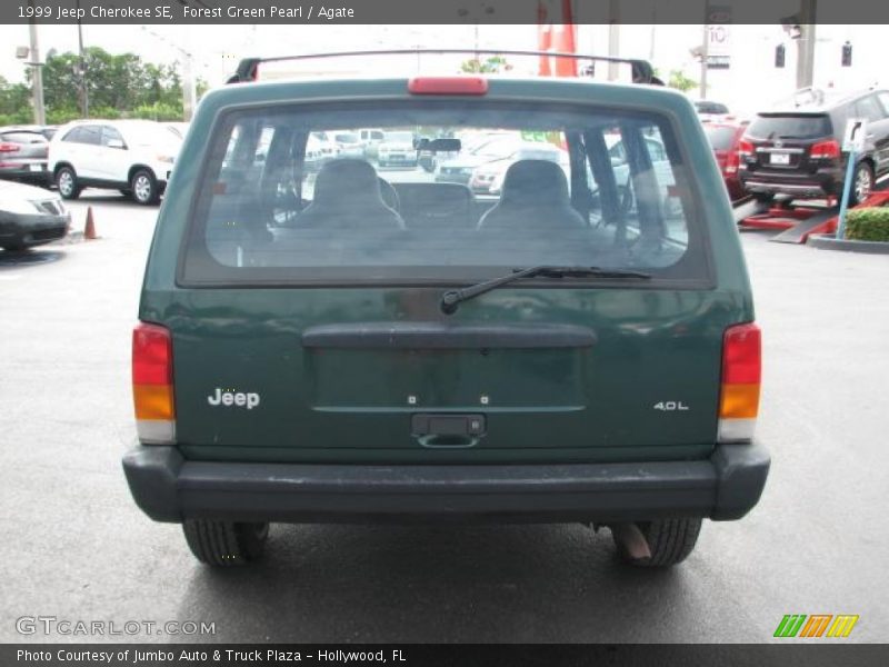 Forest Green Pearl / Agate 1999 Jeep Cherokee SE