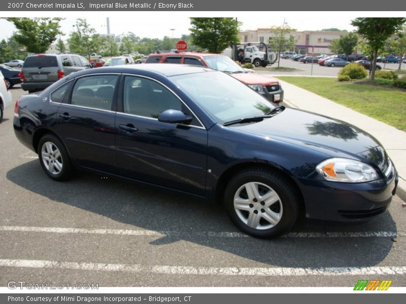 Imperial Blue Metallic / Ebony Black 2007 Chevrolet Impala LS