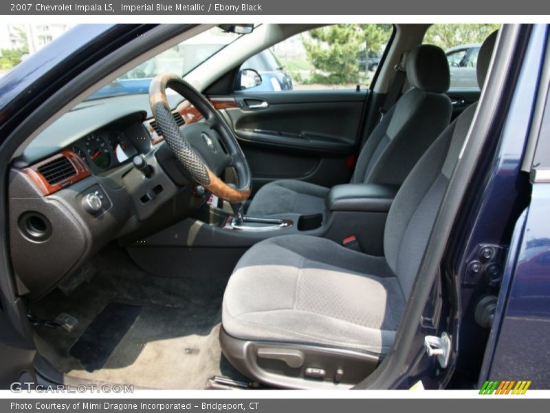 Imperial Blue Metallic / Ebony Black 2007 Chevrolet Impala LS