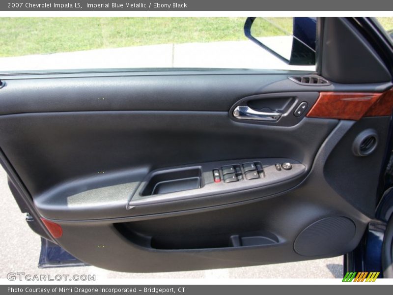 Imperial Blue Metallic / Ebony Black 2007 Chevrolet Impala LS